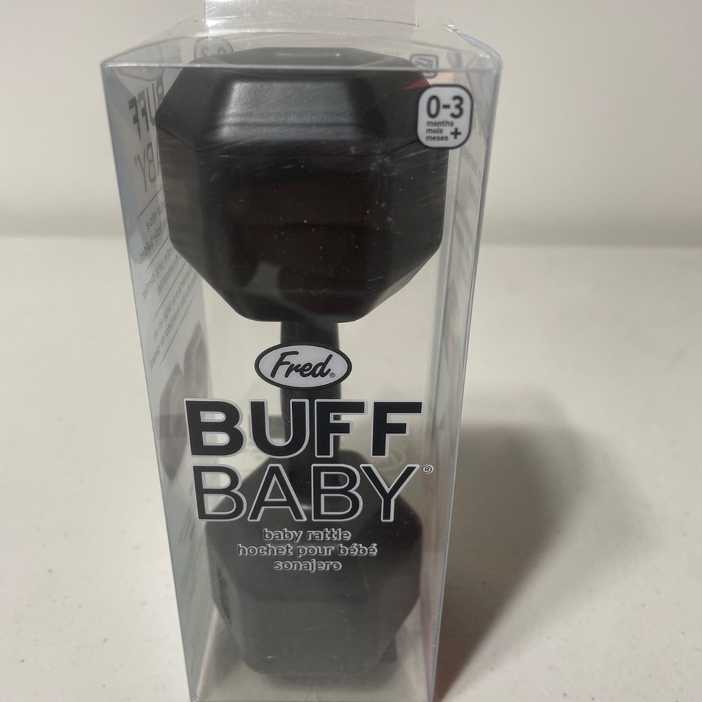 Fred Buff Baby rattle Toy. Dumbell toy for baby.